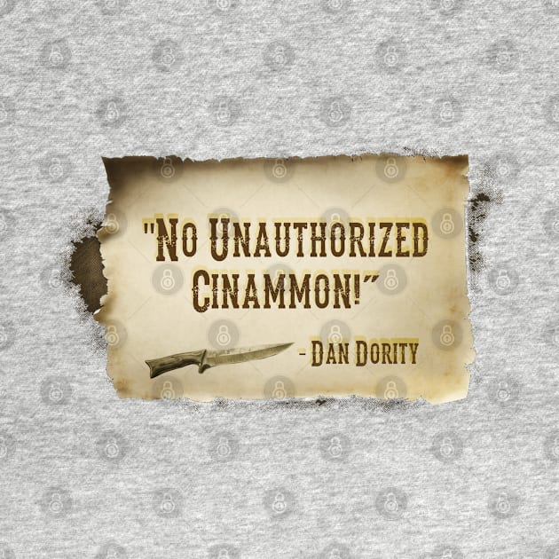 No Unauthorized Cinnamon! by Imagequest